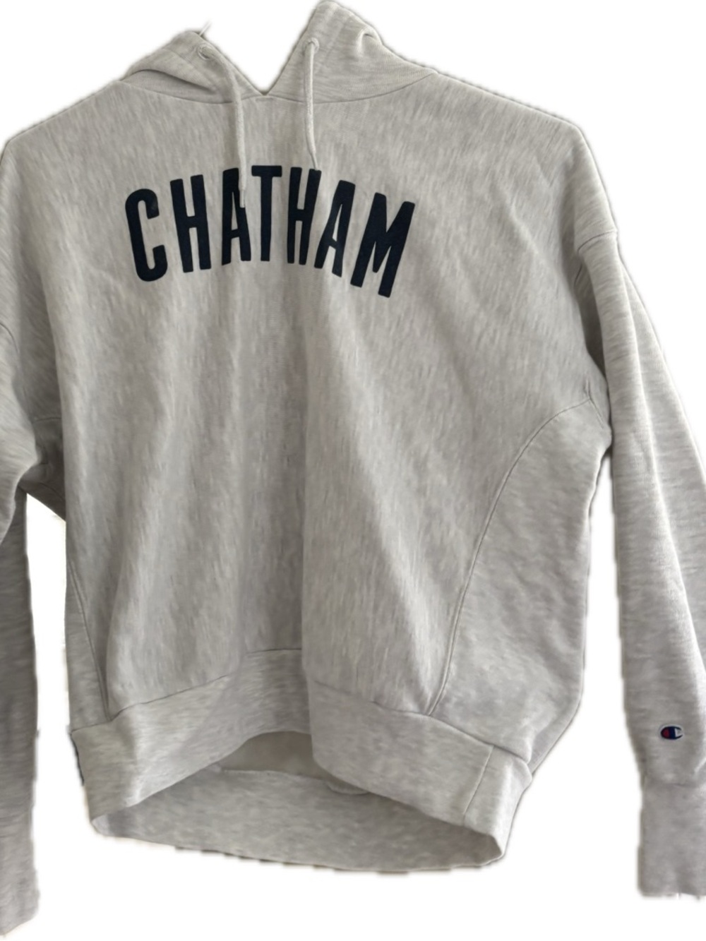 Chatham Cape Cod Hoodie with Champion Logo - Light Heather Gray
